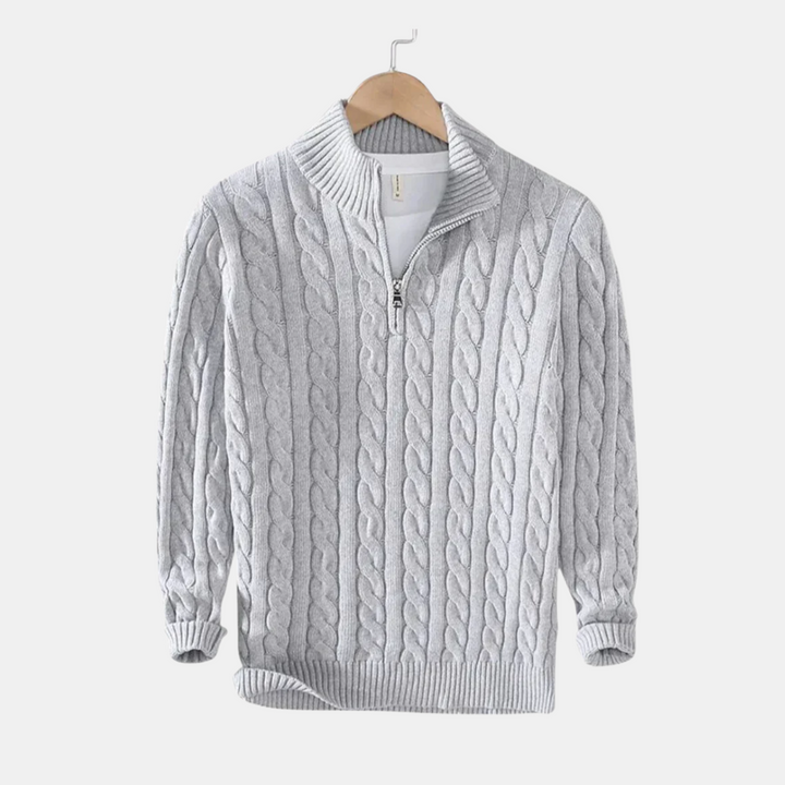 Anders™ | Cashmere zip trøje