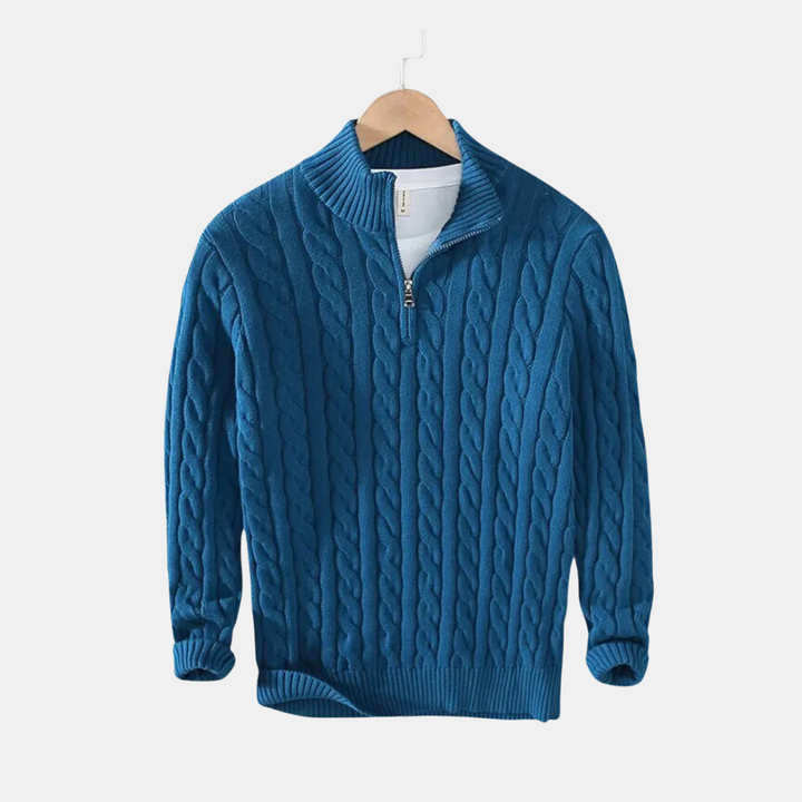 Anders™ | Cashmere zip trøje