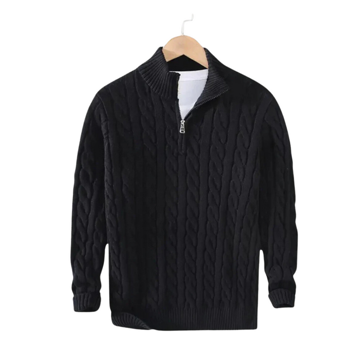Anders™ | Cashmere zip trøje