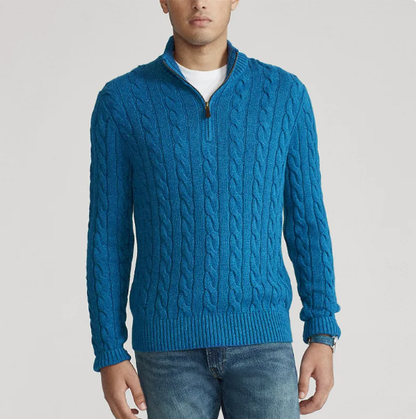 Anders™ | Cashmere zip trøje