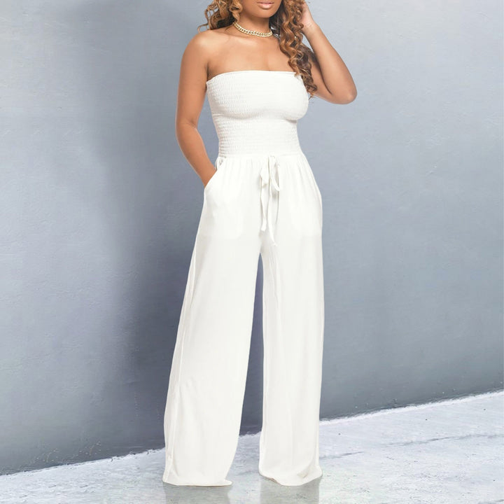 Lena™ | Trendiger Off-Shoulder Jumpsuit
